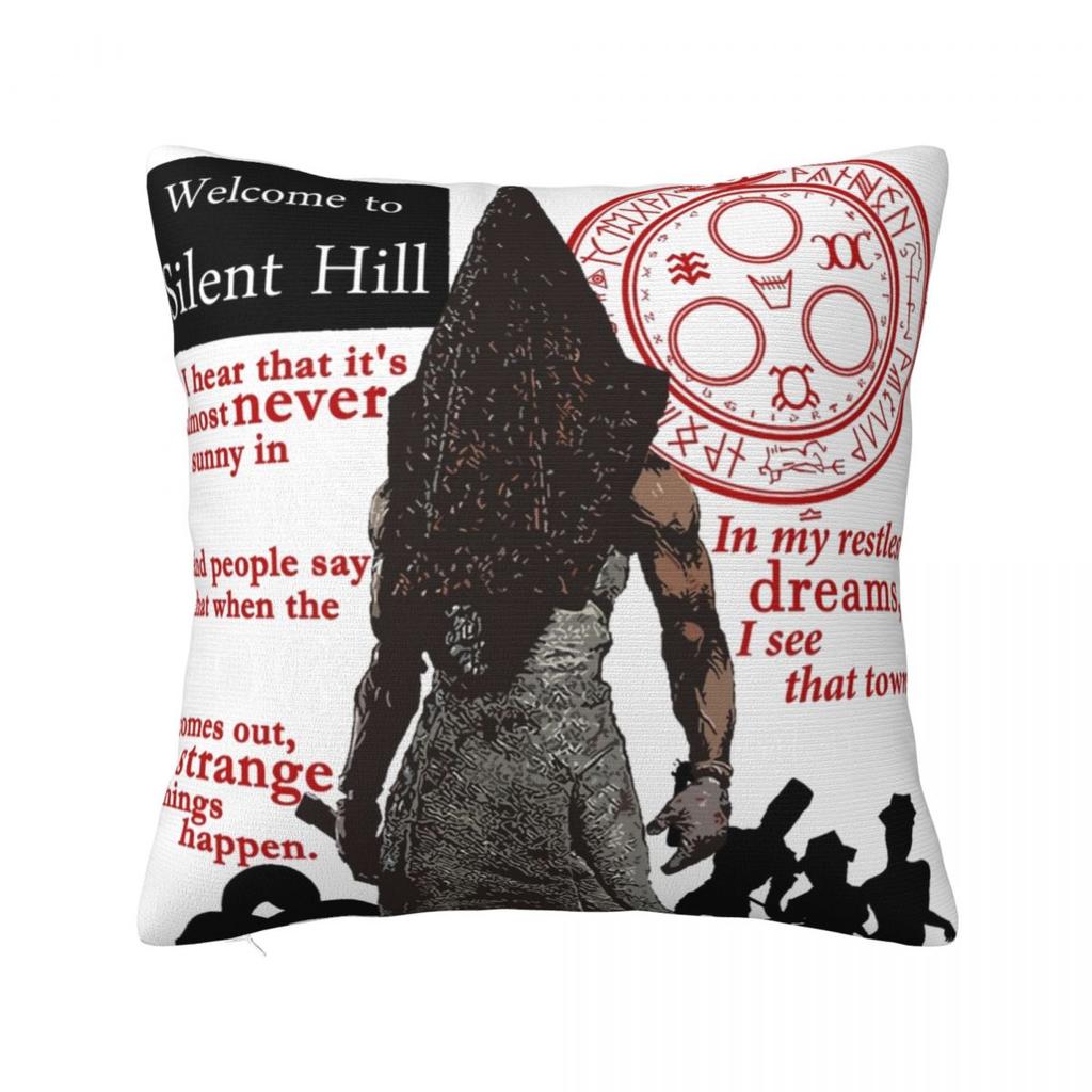 Pillow Cover Silent Hill F Game Hinako Graphic Cushion Cover Fashion Pillow Case For Sofa Car Home Decor Pillowcases