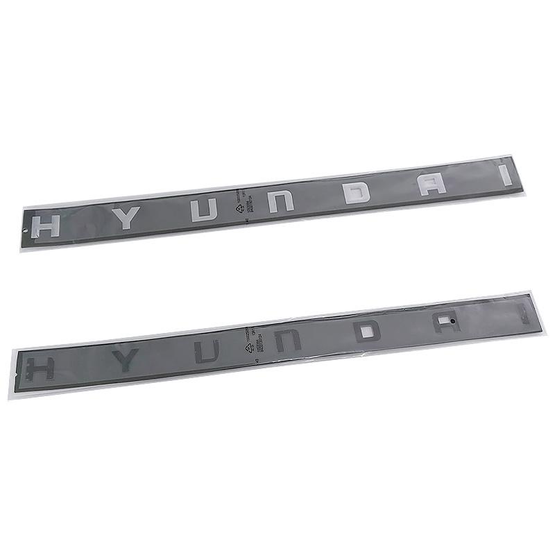 ABS Car Trunk Sticker for Hyundai Elantra Tucson Santa Fe Sonata I30 I20 Ix25 Ix35 N Line Front Badge Rear Letter Accessoire AG3