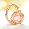 Sace Gems Klassisk kobberlegering Zircon Ring Dame Smykker Bryllupsløfte Festgave Åpen