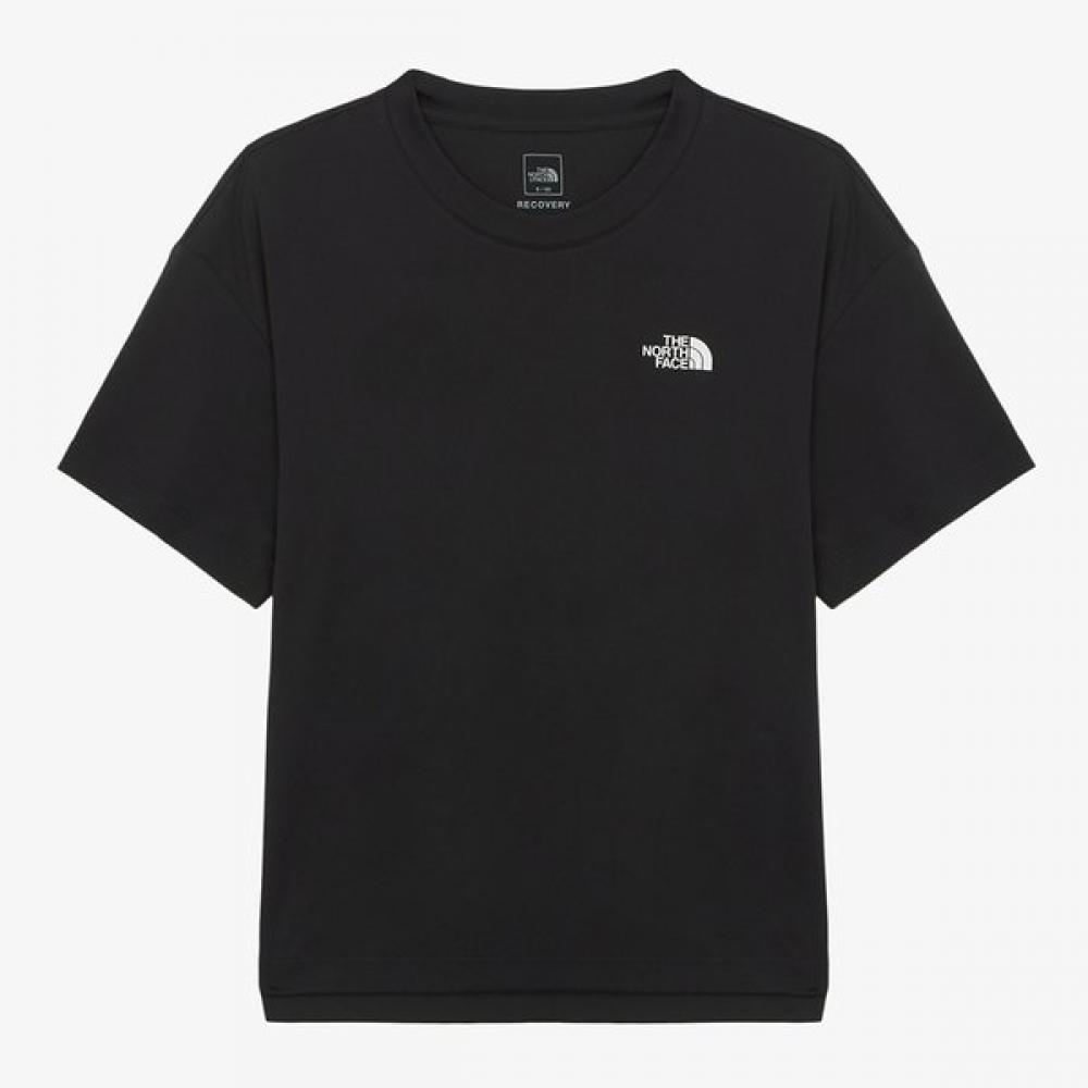 [north Face Official] Nt7ur81a Women S Recovery Semi Crop Black BLACK/085