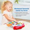 Baby Sensory Toys Montessori Activity House with Lights Music and Realistic Appliance Play for 1018M