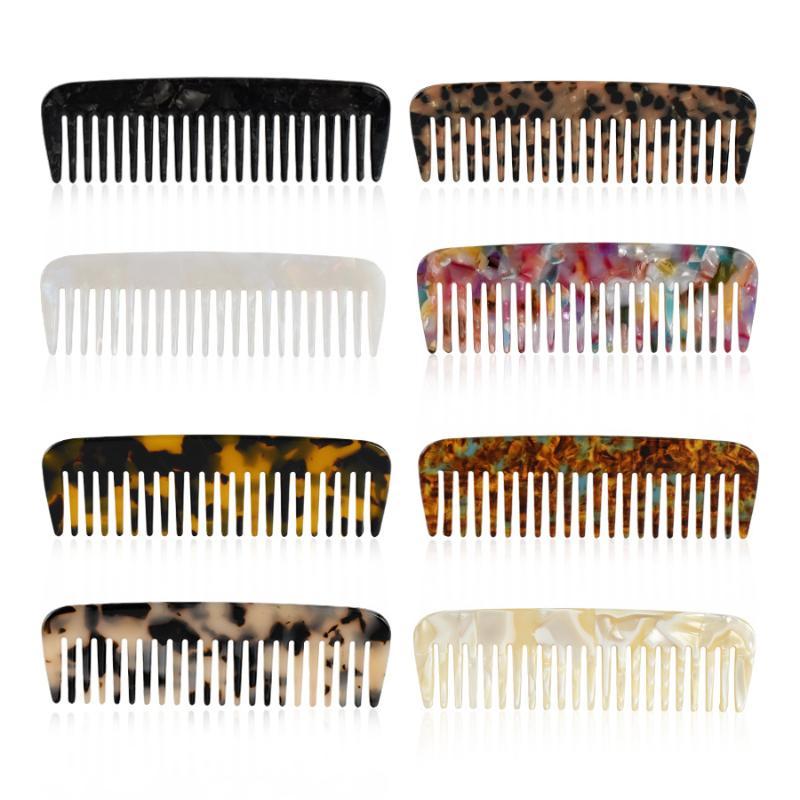 Portable Mini Acetate Comb 1Pc Pocket Size Durable for Daily Beard Grooming Travel Hairstyling Tool