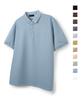 HERVINO Basic Cool Cotton Collared Short Sleeve Tee [Sky Blue] (Type B)
