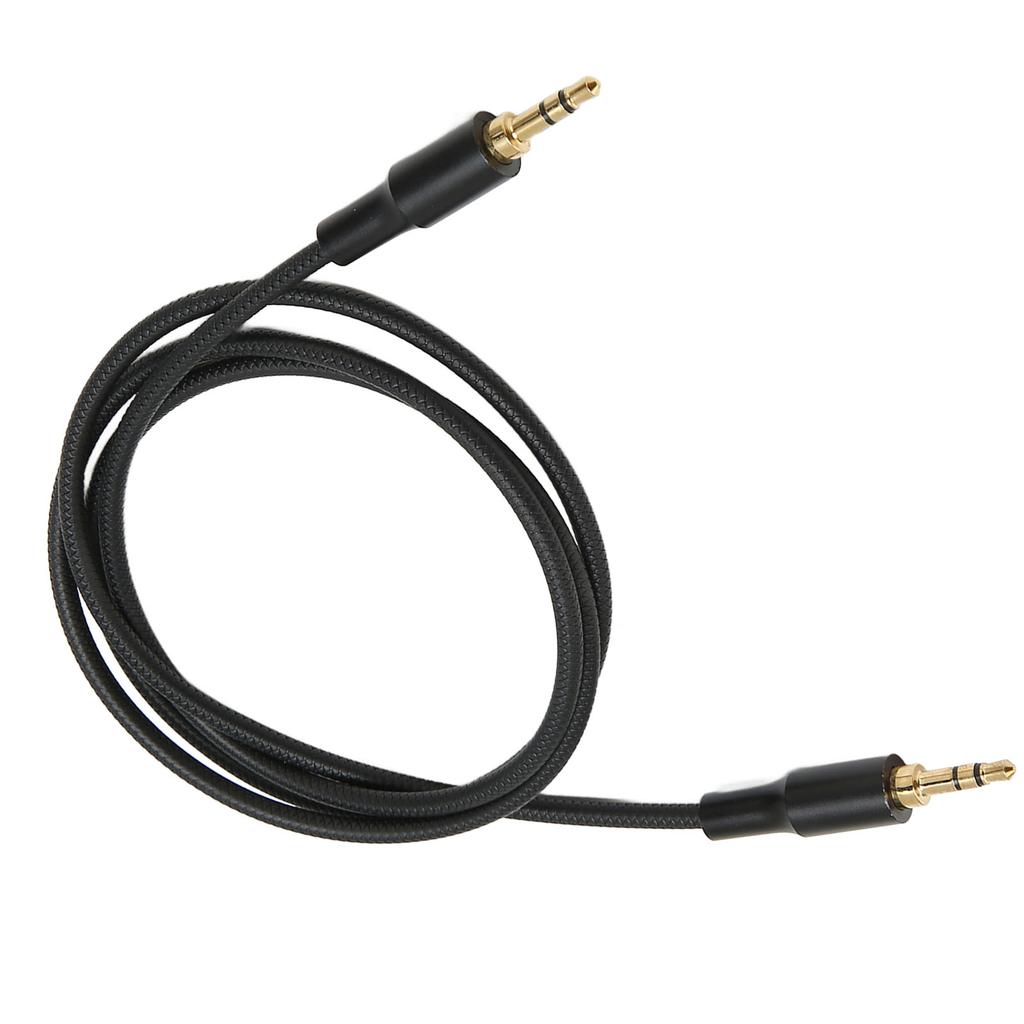3.5mm Male to Male Sound   Cable Professional Nylon Woven 3.5mm Stereo Sound Cord for Earphones Car Speaker 3.3ft