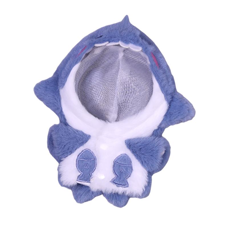 Shark Hoodie 20cm Cotton Doll Clothes for Anime Dolls
