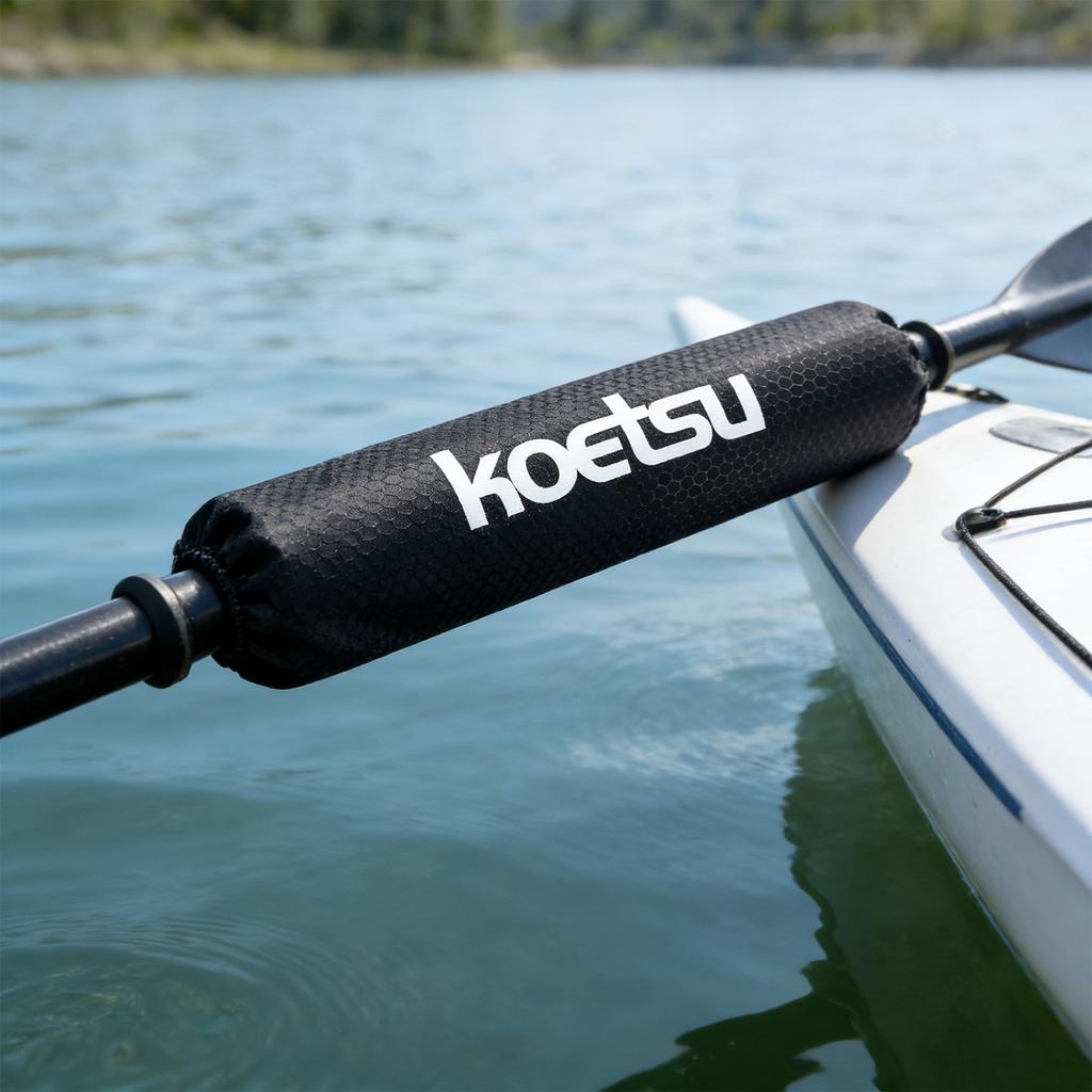 Paddle Buoyancy Sleeve 420D PU EPE Foam Prevents Sinking Soccer Pattern Paddle Protective Sleeve For Kayak Canoe Paddleboard