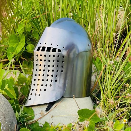 Griffin Bascinet Visor Helmet Knight Medieval Helmet 18 Gg Steel Helmet Perfect For Cosplay Best Gift for Him