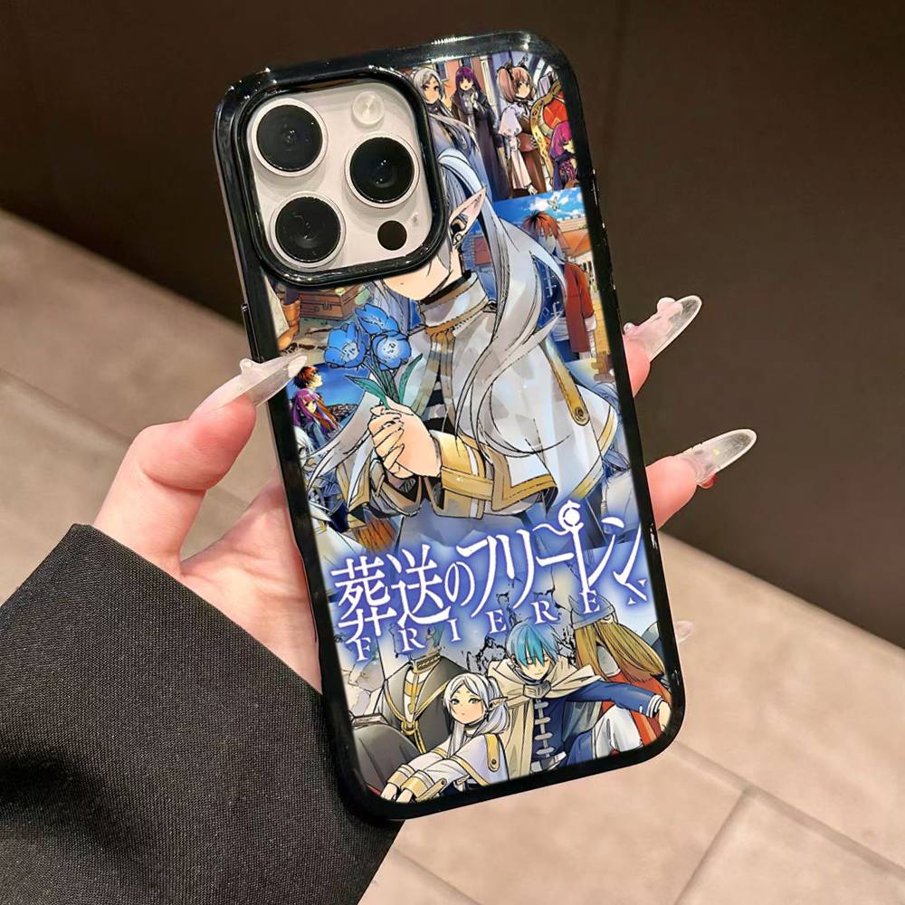 

Popular Anime Frieren Beyond Journeys End 1 2 Phone Case For IPhone 17 16 Pro Max Air 13 12 Mini 14 15 Plus 11 PC+TPU iPhone 15pro max