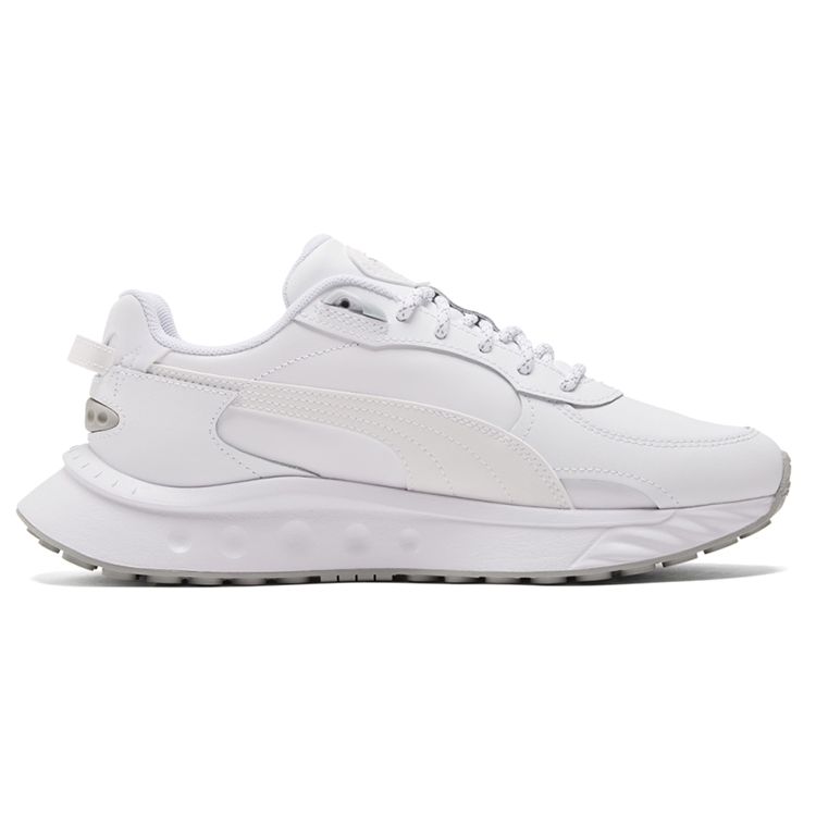 Puma Wild Rider Reflective Cushioning Low-Top Training Shoes Unisex sneaker White 383728-01