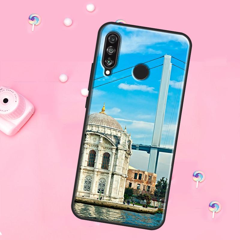 Turkey Istanbul Scenery Building For Huawei Nova 11 Pro 10 9 SE Y70 Y60 Y90 Y61 Y91 Y73 Y72 12s 12i 11i 8i P30 P40 Lite Case