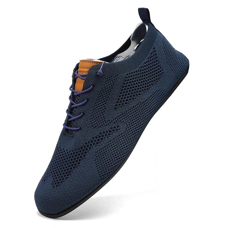 Fashion Sneakers Men Breathable Lightweight Casual Walking Man Tennis Shoes Slip-On Driving Men Lazy Shoes Footwear