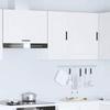 VidaXL Armoire murale de cuisine Porto blanc bois d'ingénierie 854017