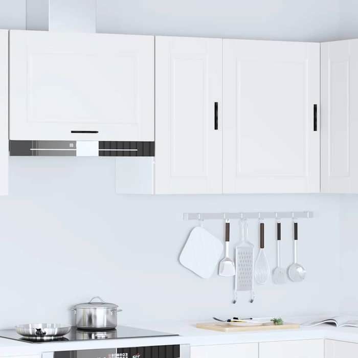 VidaXL Armoire murale de cuisine Porto blanc bois d'ingénierie 854017