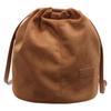 New Backpack Backpack Women's Casual Splicing Design Suede Bucket Bag Versatile Simple Shoulder Plush Bag