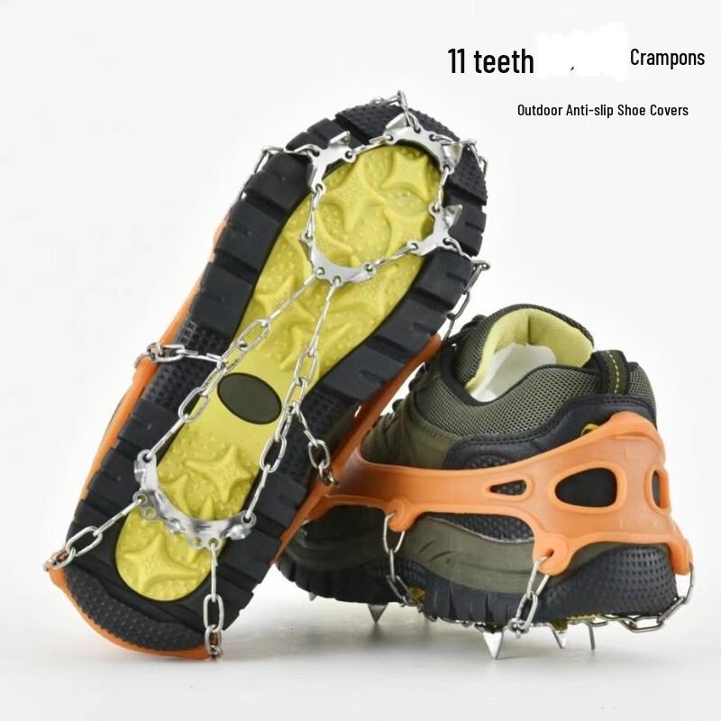 11-Tooth Ice Grips for Hiking & Mountaineering