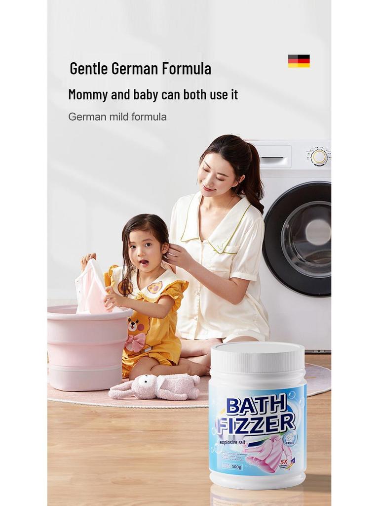 Powerful De-yellowing and Whitening Laundry Stain Remover for School Uniforms and Colored Clothes