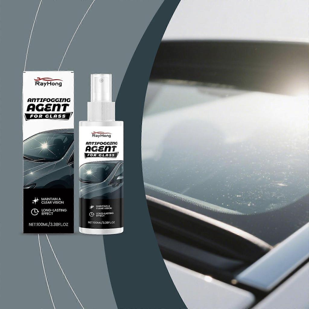 Car Glass Anti-Fog Agent, Window And Rearview Mirror Cleaning, Defogging And Water Removal, Clear Vision In Rainy Days