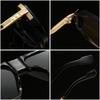 SHAUNA Retro Men Square Gradient Sunglasses Fashion Women Rivets Trending Dark Blue Sun Glasses Shades UV400