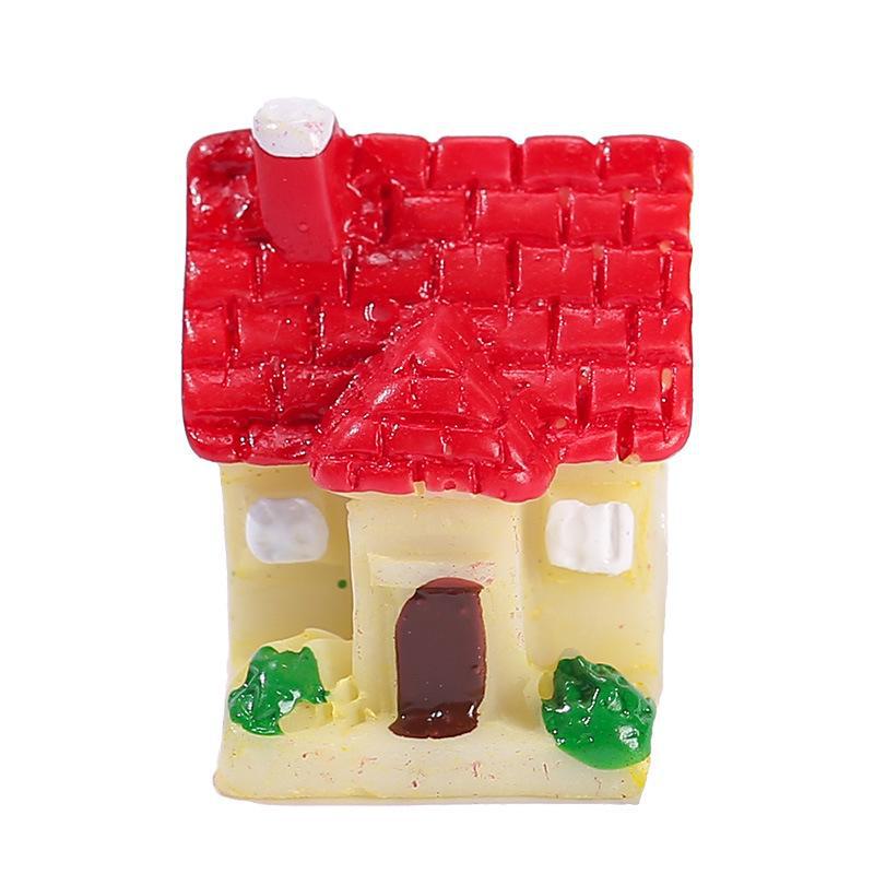 Miniature European Villa Landscape Decor: Creative Succulent Ornaments