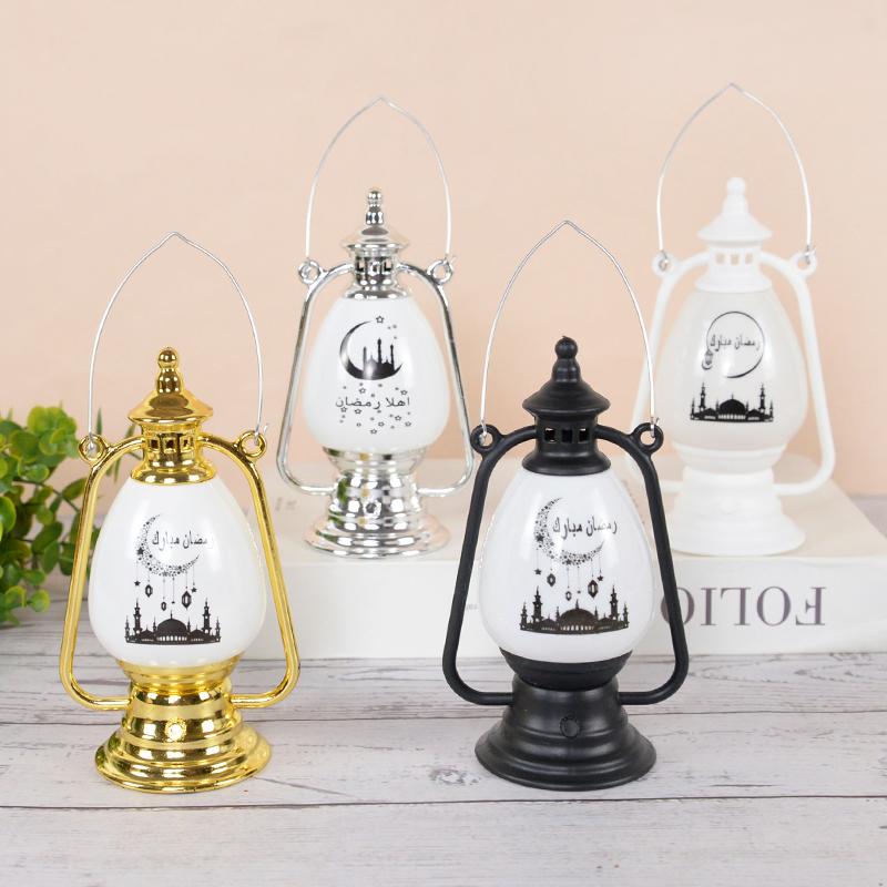 Retro Petroleum Sturmleuchte Eid Mubarak Sturmleuchte Eid al-Fitr Moschee Dekoration Islamisch Ramadan Kareem Festival Partyzubehör