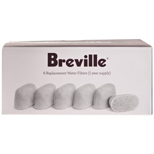 Breville BWF100 Single Cup Brewer Replacement Charcoal Filter (White)