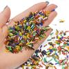 Mix Color 300Pcs Twist Bugles Loose Spacer Tube Glass Seed Beads for Jewelry Making