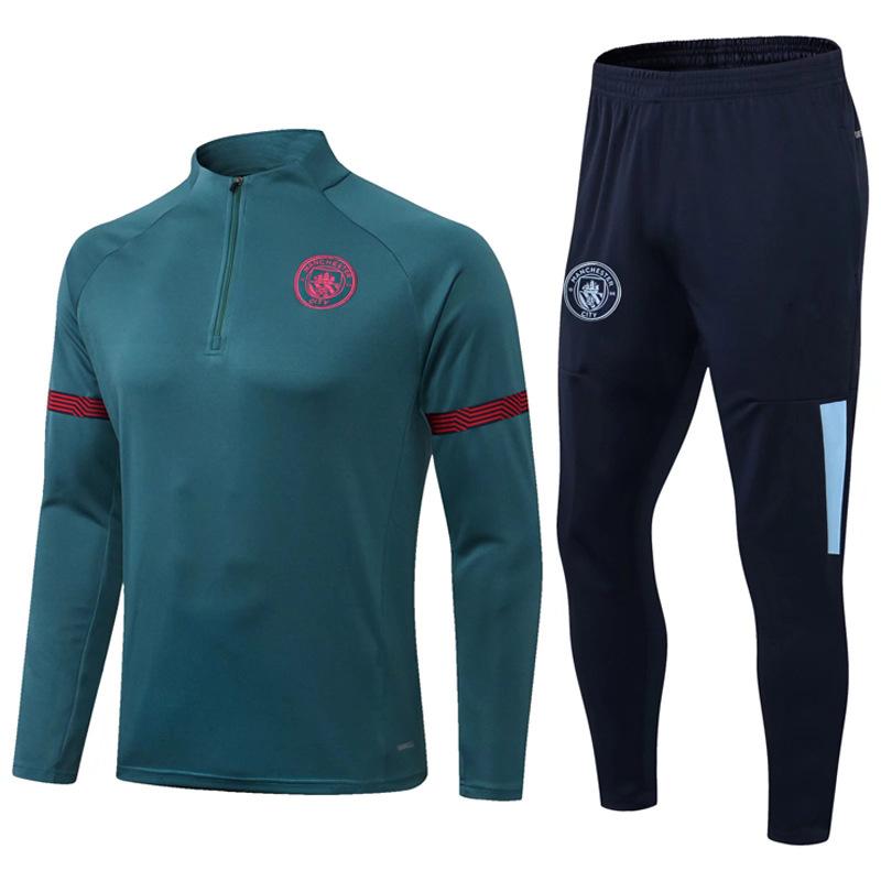 Herbst/Winter Barca Atletico Atletico Inter Manchester City Tottenham Marseille Lyon Fußball Liga Trainingsshirt21-22A