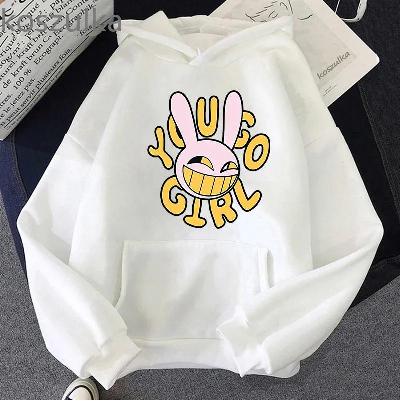 The Amazing Digital Circus Jax Hoodies Mode Frauen Harajuku Lustige Kawaii Hoodies Unisex Casual Vintage Pullover Sweatshirts