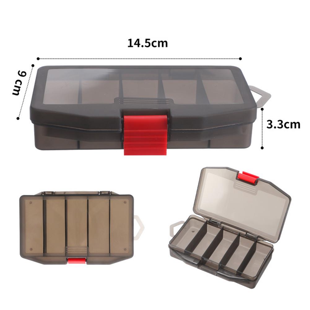 

Коробка для рыболовных снастей, чехол для хранения рыболовных крючков, герметичная коробка для рыболовной приманки большой емкости со съемной доской для рыбалки на открытом воздухе