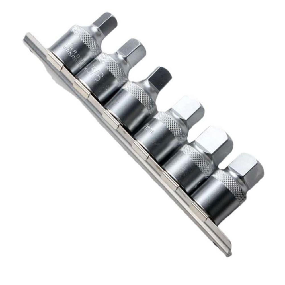 6-piece Set Sump Drainplug Key Storage Stand Ratchet Compatible