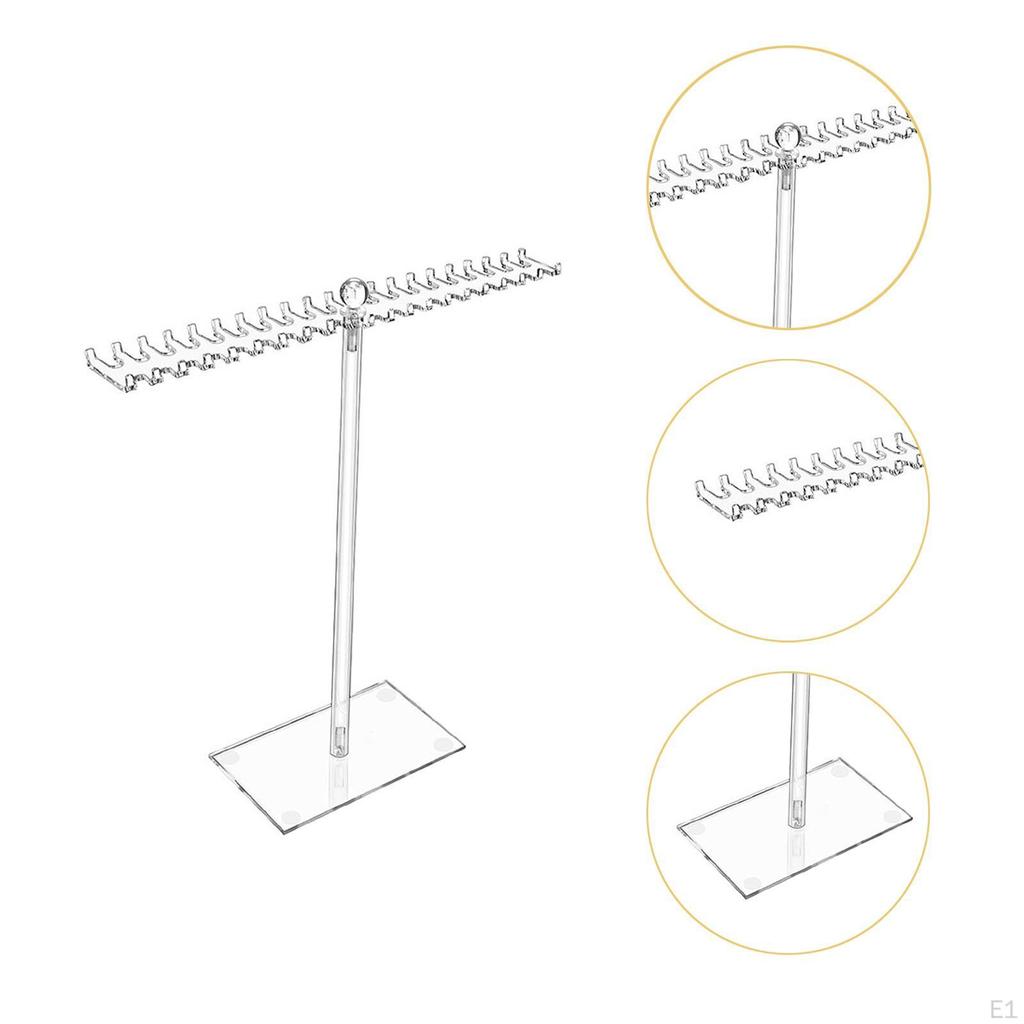 Halsketten-Organizer Halter Anti-Rutsch-Basis Hängehaken Schmuck Ausstellungsständer für
