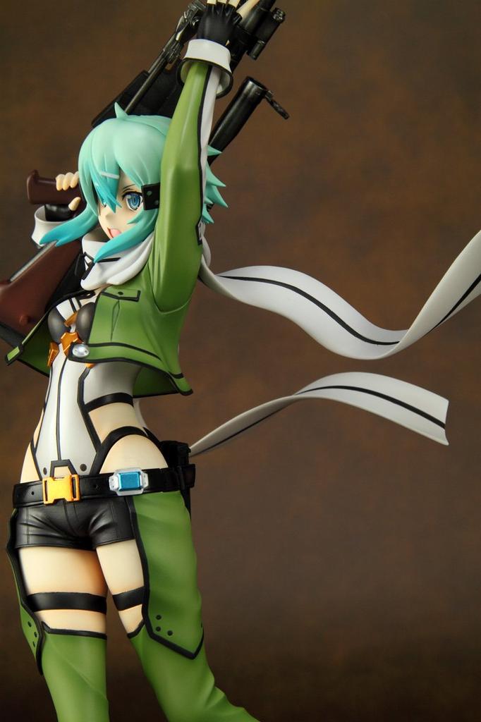 Kaitendo Sword Art Online II Sinon Scale PVC Painted Complete Figure 1/7 (Re-release)