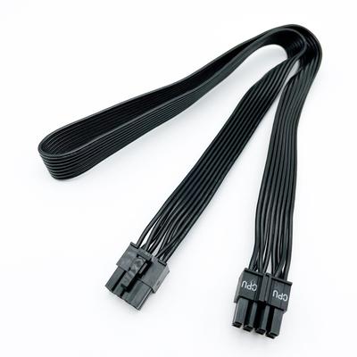 Funtin Seasonic PSU CPU Male To To EPS Cable for ASUS Modular Power Supplies Cable, 25-inch Male, 8-Pin 4+4-Pin (70cm)