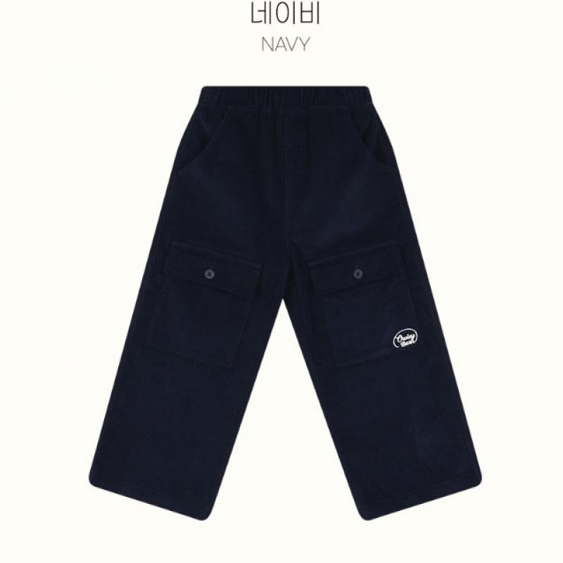  Olivan  Corduroy Wide Pants  Navy 