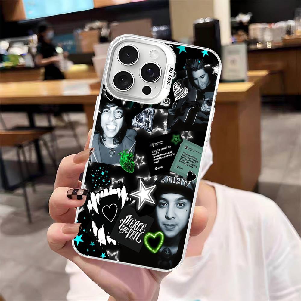 Classic Band P-Pierce T-The V-Veil Phone Case For IPhone 16 15 14 13 12 11 17 Pro MAX Plus Pro Matte Shockproof Cover
