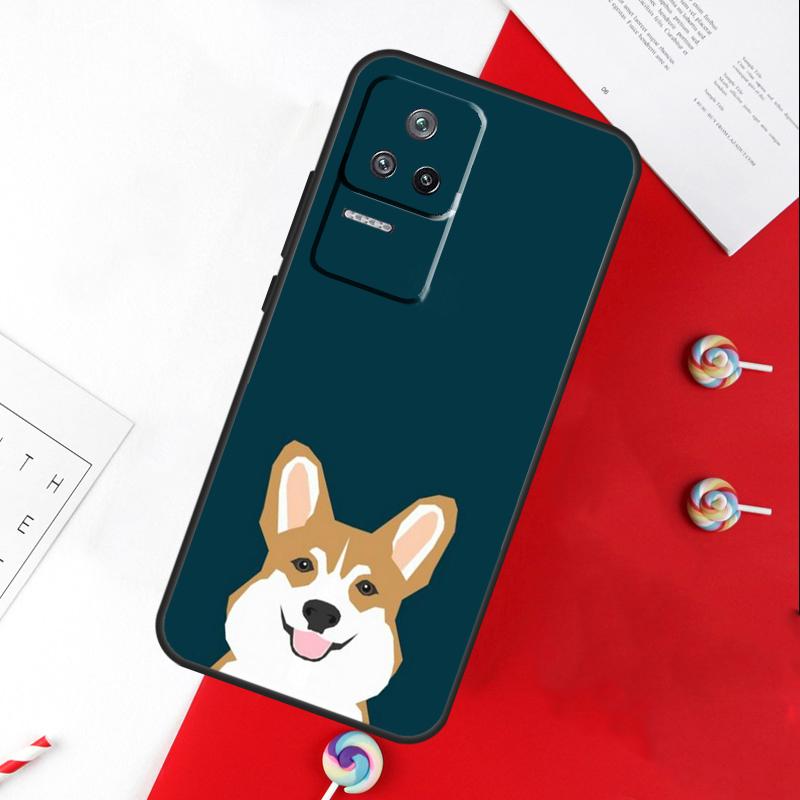 Corgi and Bubble Tea Cover For Xiaomi 14T 11T 12T 13T Pro 13 14 15 Ultra POCO X7 Pro X3 X5 X6 F5 F6 M6 Pro Case