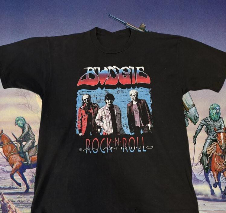 

BUDGIE Band Rock N Roll San Antonio Shirt Unisex Concert S to 5XL SN563 Unisex T-Shirt XXXL