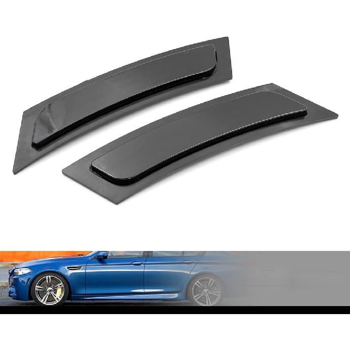 Black Side Markers Reflector Lens for 2011-2016 BMW 5 Series F10 Sedan M5 525i 528i 530i 535i 545i 550i 2012-2018 BMW 6 Series F12 F13 F06 M6 640i