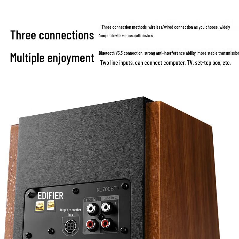 Edifier R1700BT+ Bluetooth 2.0 Desktop Speakers CN plug (adapter included)