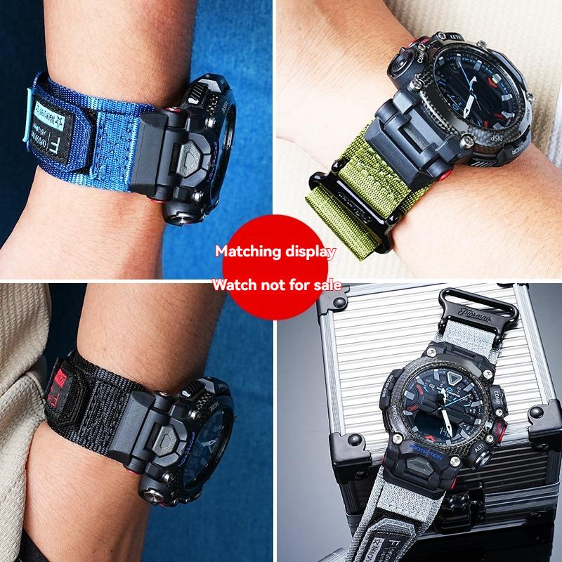 For Casio G-SHOCK GRAVITYMASTER GR-B200 Waterproof Nylon Canvas Watch Band for Men | Outdoor Sports Strap for Aviation Series