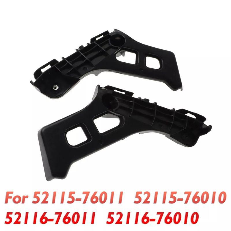 1Pair Front Bumper Bracket Support Set 52115-76011 52116-76011 For Lexus Ct200h 2011-2017 52115-76010 5211676011