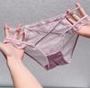 Women's Lace Panties Mid Waist Triangle Briefs Elastic Waist Sexy Comfortable Sexy Bikini Underwear Cheeky Underwear Panties Hipster Lace Trim Panties