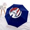 Atlético San Luis  pattern, automatic folding umbrella, portable and foldable design, 8 ribs, a Christmas or birthday gift.