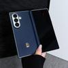 For Samsung Galaxy Z Fold 7 Case Luxury PU Leather Skin Double Middle Hinge Protective Back Cover Case For Samsung Z Fold7 Shell