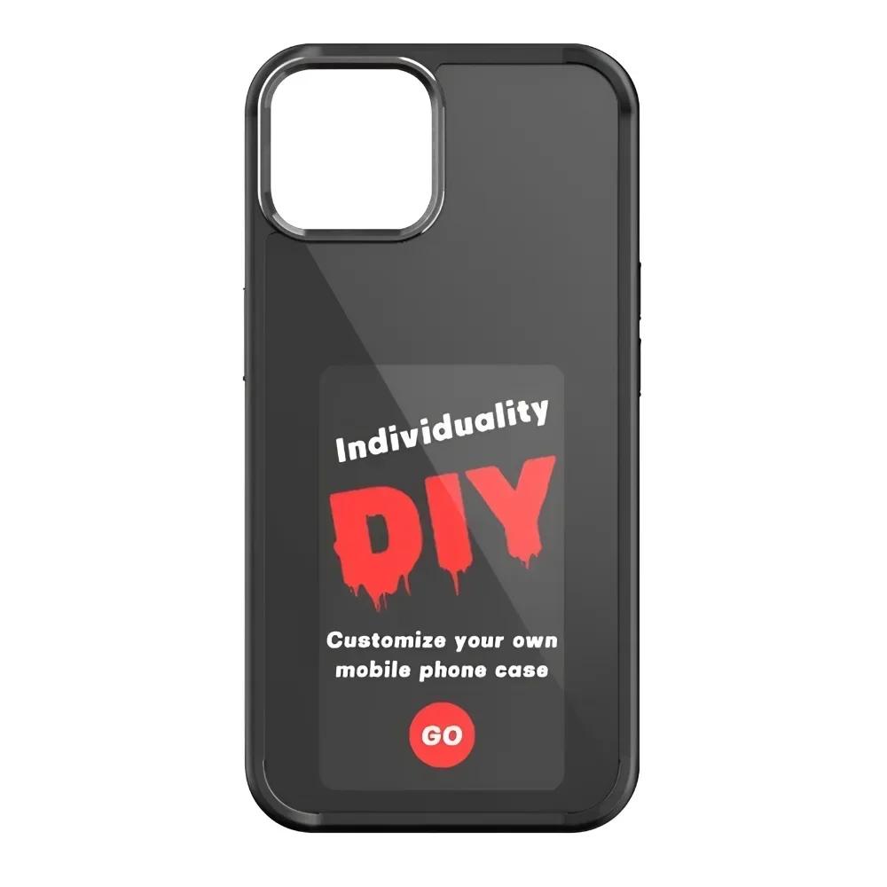 Eink Screen Smart NFC Refesh Phone Case for IPhone 16 15 14 13 Pro Max DIY Eink Back Display Protection Case Battery Free
