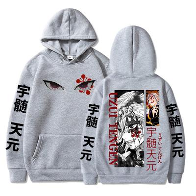 Anime Demon Slayer Uzui Tengen Eyes Graphic Hoodies For Men Women Sweatshirts Harajuku Long Sleeves Fleece Oversized Streetwear