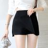 Side Slit Women's A-line Culottes Y2K Skirt with Safety Shorts Ins Mini Shorts Skirt  Spring Summer