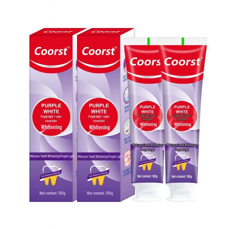 

Stardew Purple Whitening Toothpaste: Deep Clean, Stain Removal & Teeth Brightening for Adults, 90g