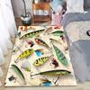 15 Sizes Colored Fishhook Area Rug,Carpet for Living Room Bedroom Sofa Doormat Decoration,Non-slip Floor Mat  Outdoor Rug