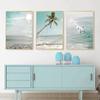 Peisaj de mare nordic Plajă Palmier Surf Reef Artă de perete Pictură Canvas Print Poster de perete Imprime Imagini de perete Decorarea casei